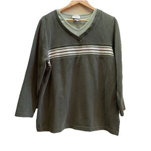 Essentials by Maggie Women's Green Sweatshirt  Size 18/20W